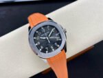 3K Factory Patek Philippe Aquanaut 40mm 5167A-001 Orange Rubber Strap Black Dial - Image 4