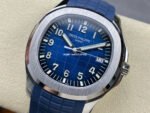 3K Factory Patek Philippe Aquanaut 42.2mm 5168G-001 White Gold Blue Rubber Strap Blue Dial - Image 3