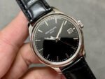 3K Factory Patek Philippe Calatrava 5227G-010 39mm White Gold Leather Strap Black Dial - Image 2