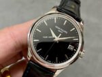 3K Factory Patek Philippe Calatrava 5227G-010 39mm White Gold Leather Strap Black Dial - Image 3