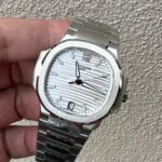 3K Factory Patek Philippe Nautilus 35.2mm 7118-1A-010 White Dial - Image 4