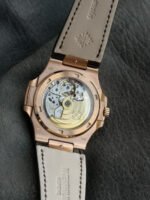 3K Factory Patek Philippe Nautilus 40mm 5711R Rose Gold Leather Dark Gray Dial - Image 8