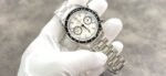OM Factory Omega Speedmaster Racing 329.30.44.51.04.001 44.25mm Full Steel White Dial - Image 4