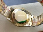 8+ Factory Counterweight Rolex Day-Date 128238-0051 36mm Full Yellow Gold Baguette Diamond Yellow Gold Dial - Image 7