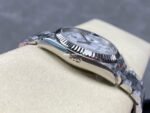 8+ Factory Counterweight Rolex Day-Date 128239-0038 36mm Full White Gold Roman Numerals White Dial - Image 5