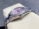 8+ Factory Counterweight Rolex Day-Date 128349RBR-0008 36mm Diamond Bezel Full 904L Roman Number Pink Dial - Image 6