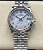 8+ Factory Rolex Datejust 278274-0006 31mm Full Steel Diamond Mother Of Pearl Dial Jubilee