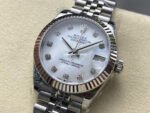 8+ Factory Rolex Datejust 278274-0006 31mm Full Steel Diamond Mother Of Pearl Dial Jubilee - Image 3