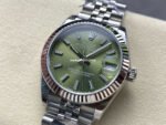 8+ Factory Rolex Datejust 278274-0018 31mm Full Steel Green Dial Jubilee - Image 3