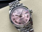 8+ Factory Rolex Datejust 278274-0024 31mm Full Steel Roman Numerals Diamond Pink Dial Jubilee - Image 2