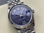 8+ Factory Rolex Datejust 278274-0026 31mm Full Steel Roman Numerals Diamond Purple Dial Jubilee - Image 2