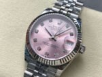 8+ Factory Rolex Datejust 278274-0032 31mm Full Steel Diamond Pink Dial Jubilee - Image 3