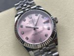 8+ Factory Rolex Datejust 278274-0032 31mm Full Steel Diamond Pink Dial Jubilee - Image 2