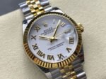 8+ Factory Rolex counterweight Datejust 278273-0002 31mm Half Yellow Gold Roman Numerals White Dial Jubilee - Image 2