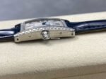 8848 Factory Cartier Tank Américaine 19mm Diamond Bezel Roman Numerals Silver Dial - Image 6