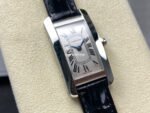 8848 Factory Cartier Tank Américaine 19mm W2601956 Roman Numerals Silver Dial - Image 2