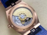 GR Factory Vacheron Constantin Moonphase Retrograde Date Overseas 41mm Rose Gold Blue Rubber Strap Blue Dial - Image 7