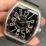 ABF Factory Franck Muller Vanguard V45 44mm Steel Rubber Strap Black Dial - Image 3
