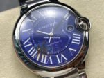 AF Factory Cartier Ballon Bleu 42mm Full Steel Roman Numerals Blue Dial - Image 2