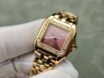 AF Factory Cartier Panthère WJPN0035 22mm Diamond Bezel Full Rose Gold Red Dial - Image 3