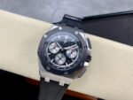 APF Factory Audemars Piguet Royal Oak Chronograph 26420SO.OO.A002CA.01 43mm Steel Rubber Strap Black Dial - Image 4