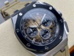 APF Factory Audemars Piguet Royal Oak Chronograph 26420SO.OO.A600CA.01 43mm Steel Rubber Strap Brown Dial - Image 2