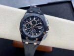 APF Factory Audemars Piguet Royal Oak Offshore Chronograph 26405CE.OO.A002CA.99.99 44mm Carbon Fiber Rubber Strap Black Dial - Image 4