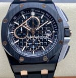 APF Factory Audemars Piguet Royal Oak Offshore Chronograph 26405CE.OO.A002CA.99.99 44mm Carbon Fiber Rubber Strap Black Dial