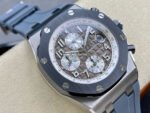 APF Factory Audemars Piguet Royal Oak Offshore Chronograph 26470IO.OO.A006CA.01 42mm Titanium Rubber Strap Grey Dial - Image 2