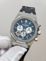 APS Factory Audemars Piguet Royal Oak Chronograph 26331ST.OO.1220ST.01 41mm Rubber Strap Blue Dial - Image 3