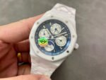 APS Factory Audemars Piguet Royal Oak Perpetual Calendar Selfeinding 41mm 26579CB.OO.1225CB.01 Full White Ceramic Blue Dial - Image 3