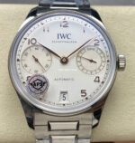APS Factory IWC Portuguese IW500704 42mm Full Steel Silver Dial