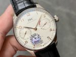 AZ Factory IWC Portuguese Automatic IW500704 42.3mm Steel Leather Strap White Dial - Image 2