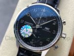 AZ Factory IWC Portuguese Chronograph IW371609 41mm Arabic Numerals Black Dial - Image 3
