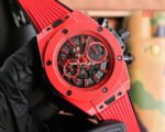 BBF Factory Hublot Big Bang Unico 45mm 411.CF.8513.RX Red Ceramics Red Rubber Strap Red Skeletonized - Image 2