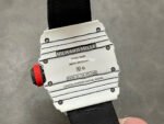 BBR Factory Richard Mille 42mm RM35-01 White Carbon Fiber Black Canvas Strap Black Skeletonized - Image 7