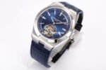 BBS Factory Vacheron Constantin Overseas Tourbillon 6000V-110A-B544 Leather Strap Blue Dial - Image 3