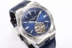 BBS Factory Vacheron Constantin Overseas Tourbillon 6000V-110A-B544 Leather Strap Blue Dial - Image 2