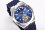 BBS Factory Vacheron Constantin Overseas Tourbillon 6000V-110A-B544 Rubber Strap Blue Dial - Image 3