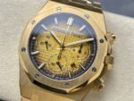 BF Factory Audemars Piguet Royal Oak Chronograph 26240BA.OO.1320BA.02 41mm Full Yellow Gold Champagne Dial - Image 3
