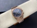 BF Factory Audemars Piguet Royal Oak Chronograph 26240OR.OO.1320OR.05 41mm Full Rose Gold Dark Blue Dial - Image 4