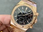 BF Factory Audemars Piguet Royal Oak Chronograph 26240OR.OO.1320OR.06 41mm Full Rose Gold Black Dial - Image 3