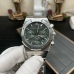BF Factory Audemars Piguet Royal Oak Chronograph 26240ST.OO.1320ST.04 41mm Full Steel Green Dial - Image 2