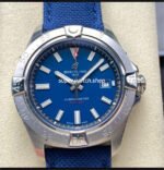 BLS Factory Breitling Avenger A17328101C1X1 42mm Steel Calf skin Strap Blue Dial