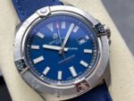 BLS Factory Breitling Avenger A17328101C1X1 42mm Steel Calf skin Strap Blue Dial - Image 2