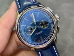 BLS Factory Breitling Premier Chronograph Date AB0118A61C1P2 42mm Steel Leather Strap Black Eye Blue Dial - Image 2