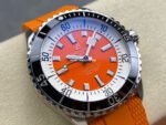 BLS Factory Breitling Superocean A173751A1O1S1 42mm Steel Orange Rubber Strap Orange Dial - Image 2