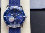 BLS Factory Breitling Superocean Heritage 42 AB2020161C1S1 42mm Steel Blue Rubber Strap Blue Dial