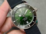 BLS Factory Breitling Superocean Heritage 42 LAB2010121L1S1 42mm Steel Rubber Strap Green Dial - Image 2