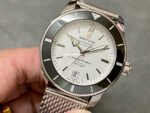 BLS Factory Breitling Superocean Heritage 46 A1732024 G642 Full Steel White Dial - Image 3